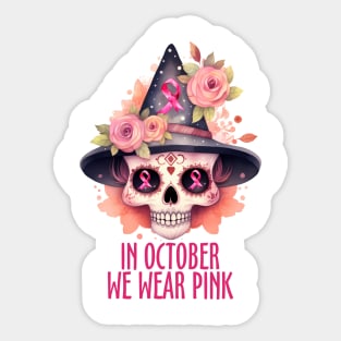 In October we wear Pink Sticker